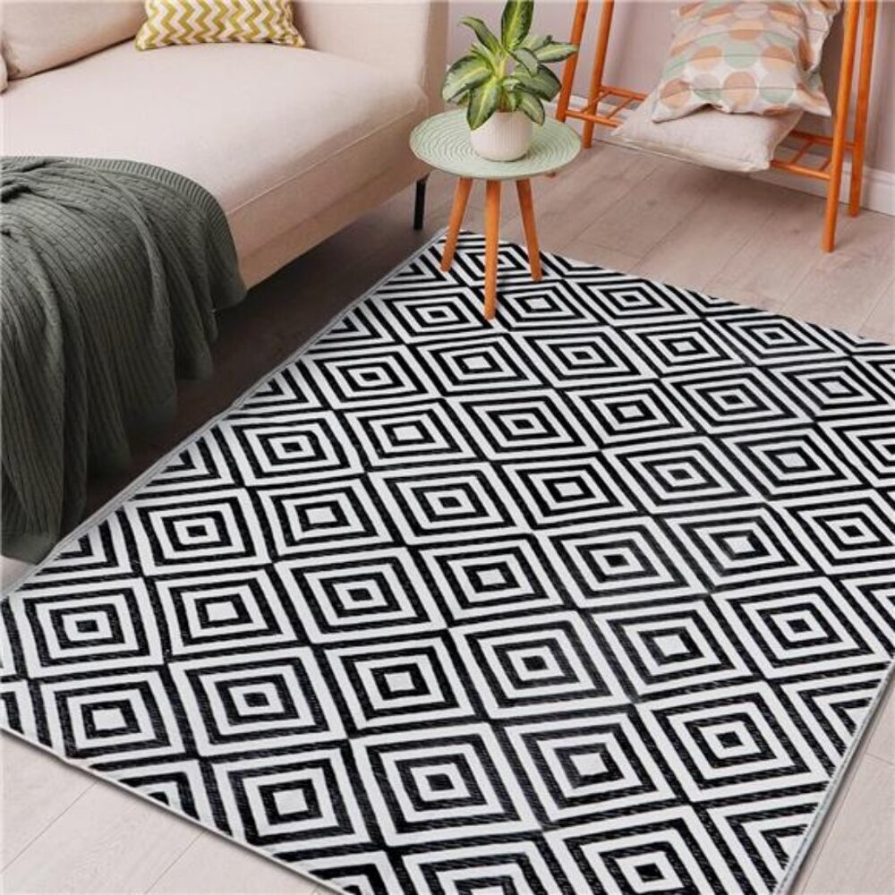 Reversible Mats, Outdoor Patio Rugs, Plastic Straw, Modern Area Rug, Floor Mat